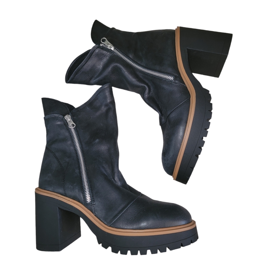 Free People Jack Zip Ankle Boots Size 10 - Picture 5 of 9